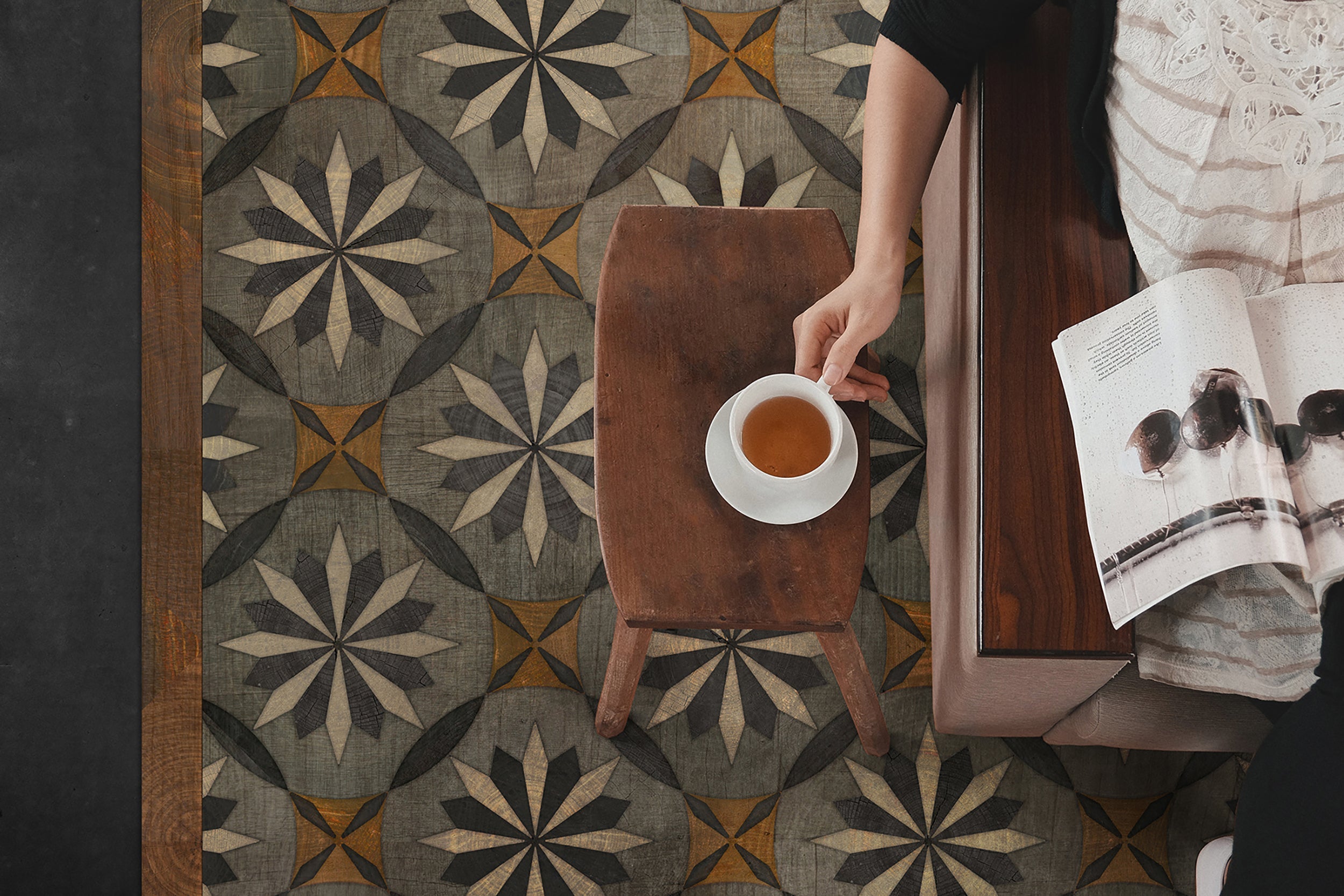 Artisanry Washable Vinyl Area Rugs