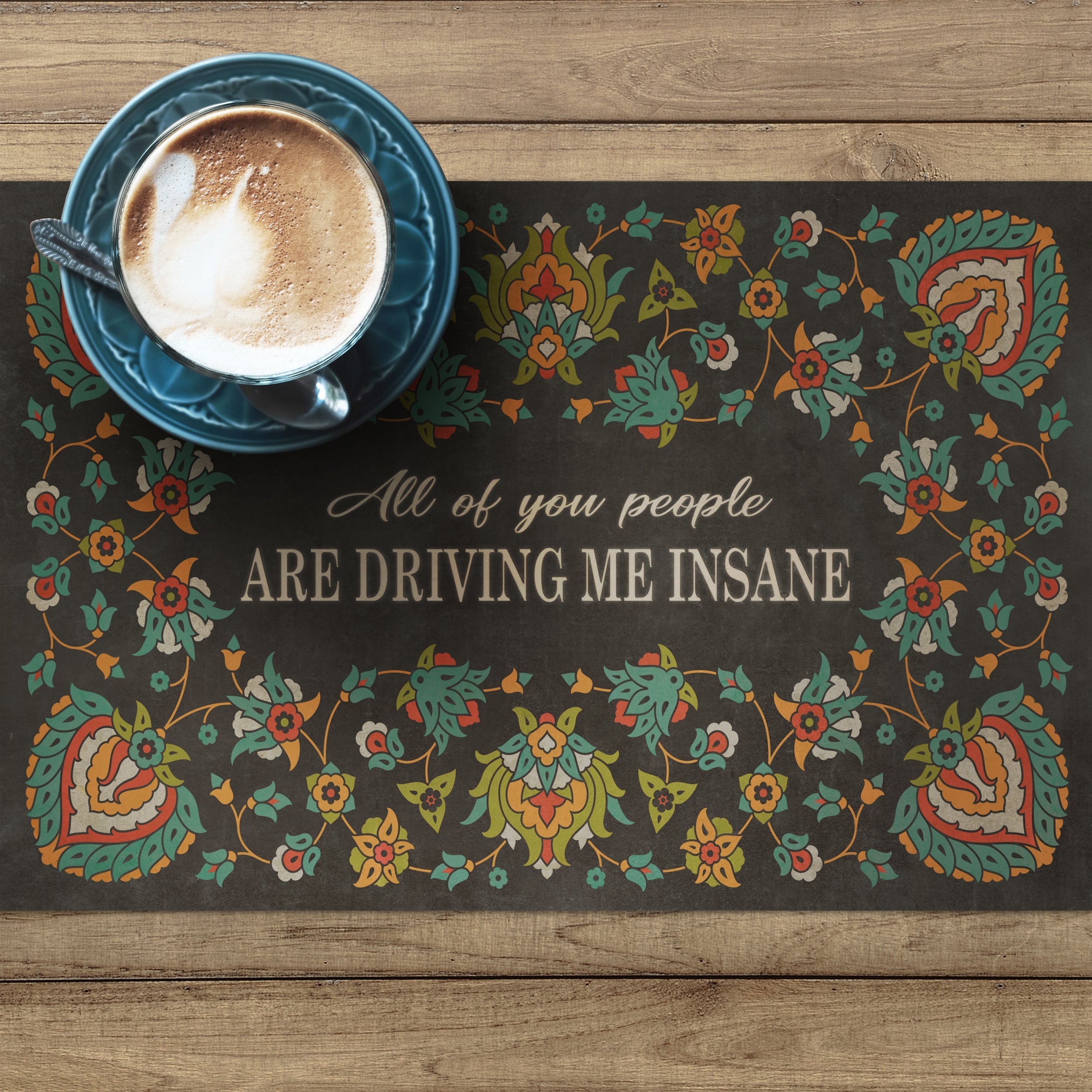 Washable Vinyl Placemats, Welcome Mats and Desk Blotters