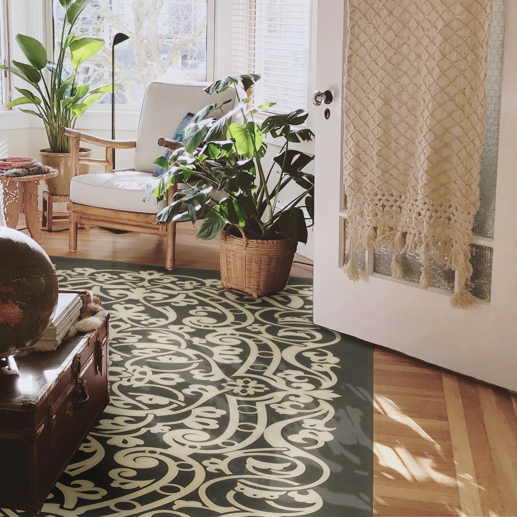 COMPOSERS 77 Washable Vinyl Area Rug Series