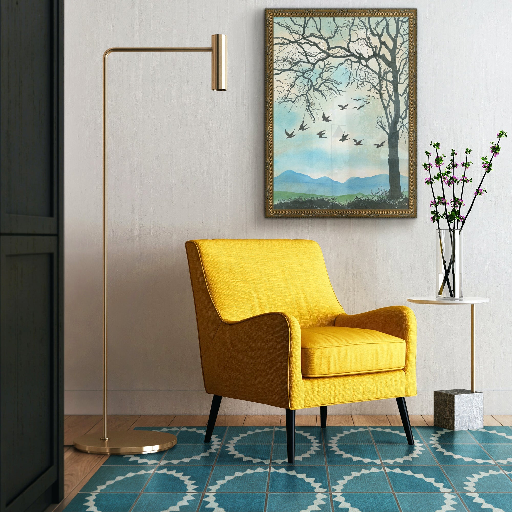 Tree Scape Series - Mindful Nature Art by Koleen Spicher