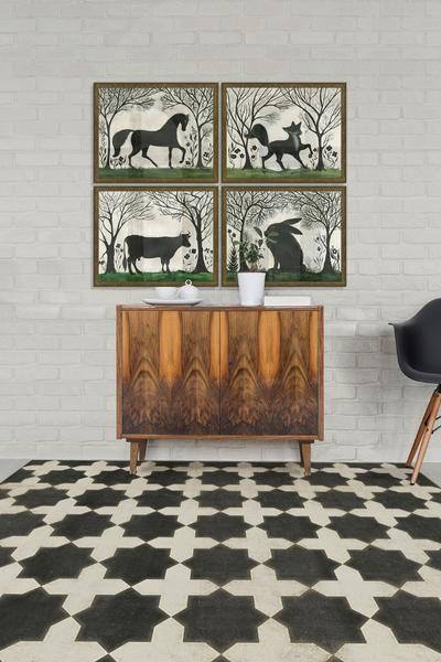 Animal Silhouette Art signed by Artist Kolene Spicher