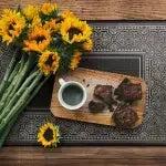 Black and Pewter Placemats, Entryway Mats, Desk Covers
