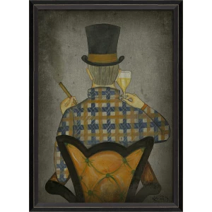 Top Hat and Cigars - Elegant Gentleman Vice Art by Kolene Spicher