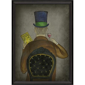 Elegant Gentleman Vice Art - Top Hat & Cordial with Naughty Pictures