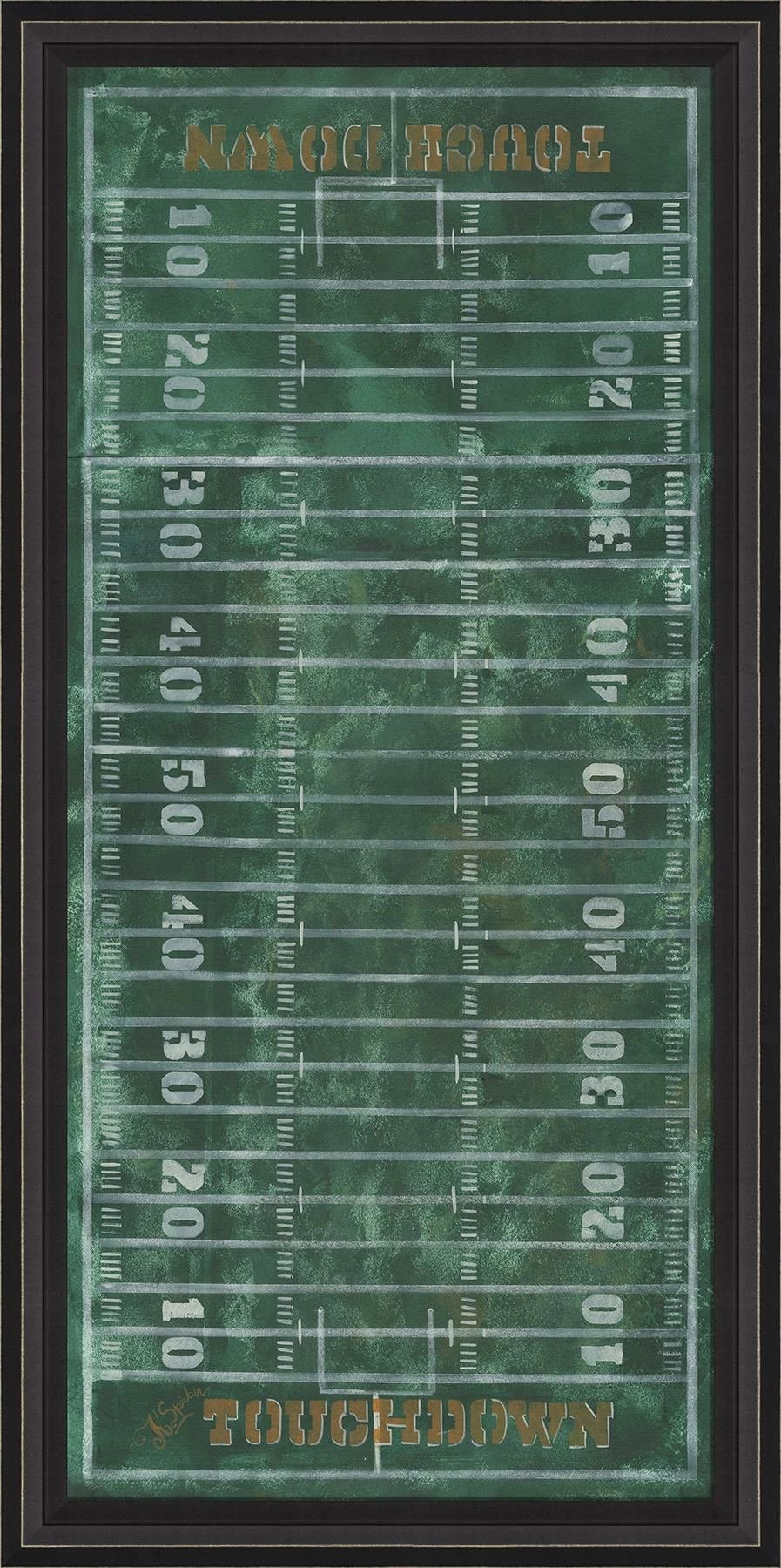 Football Field Artpiece