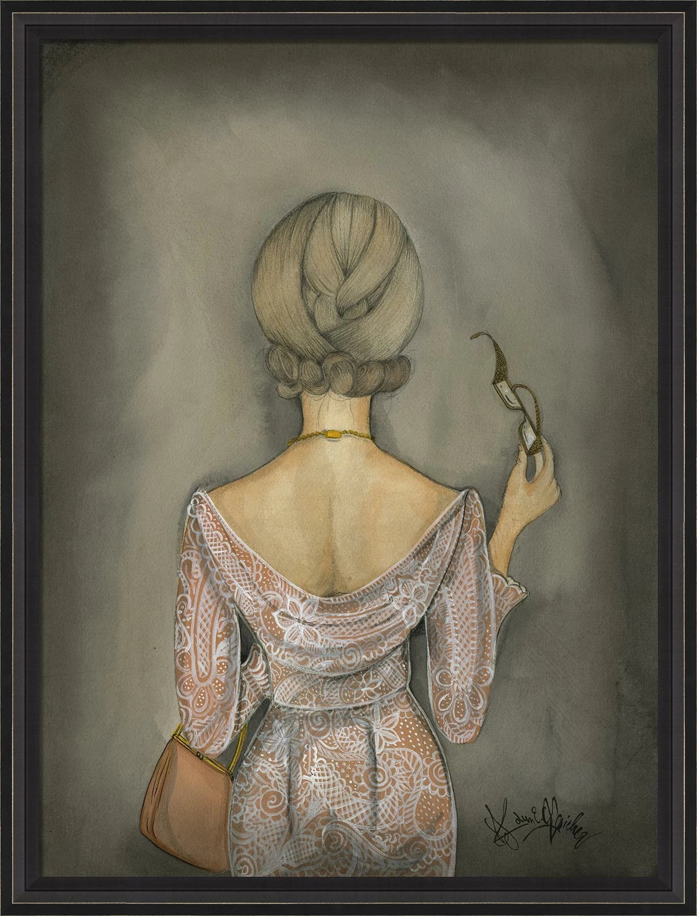 Snooping Vice Art Signed by Artist Kolene Spicher