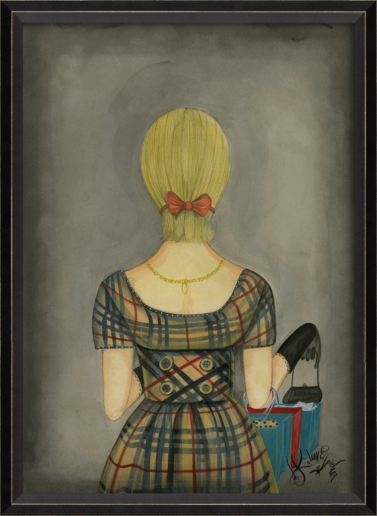 Shopaholic Vice Art Signed by Kolene Spicher
