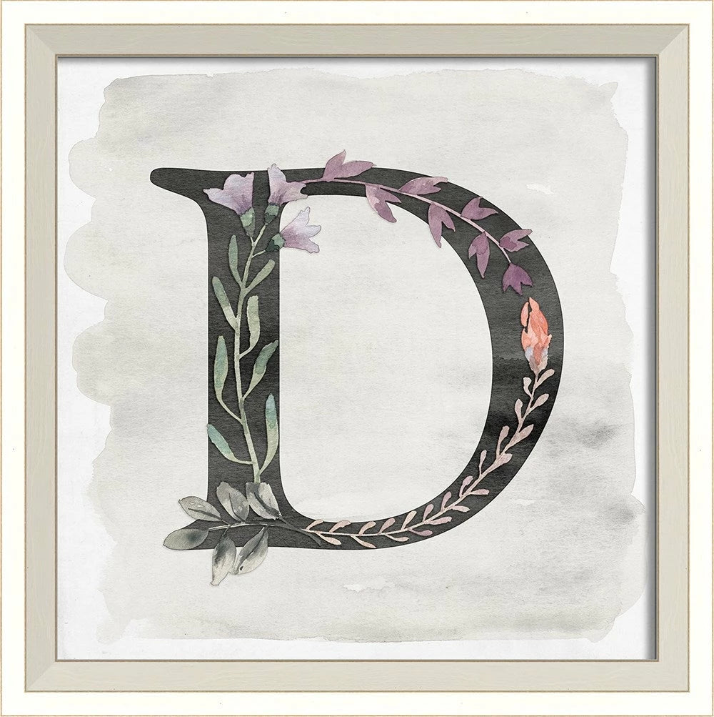 Garden Alphabet Art Series