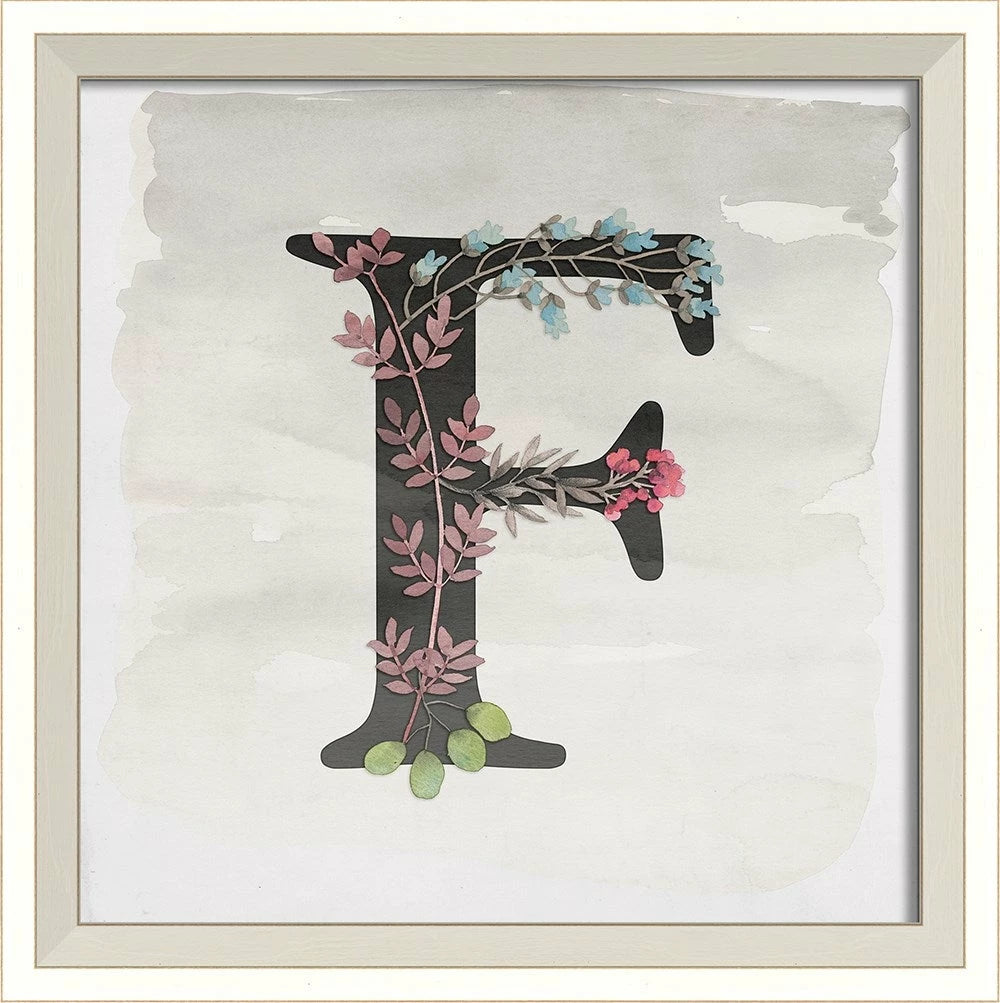 Garden Alphabet Art Series