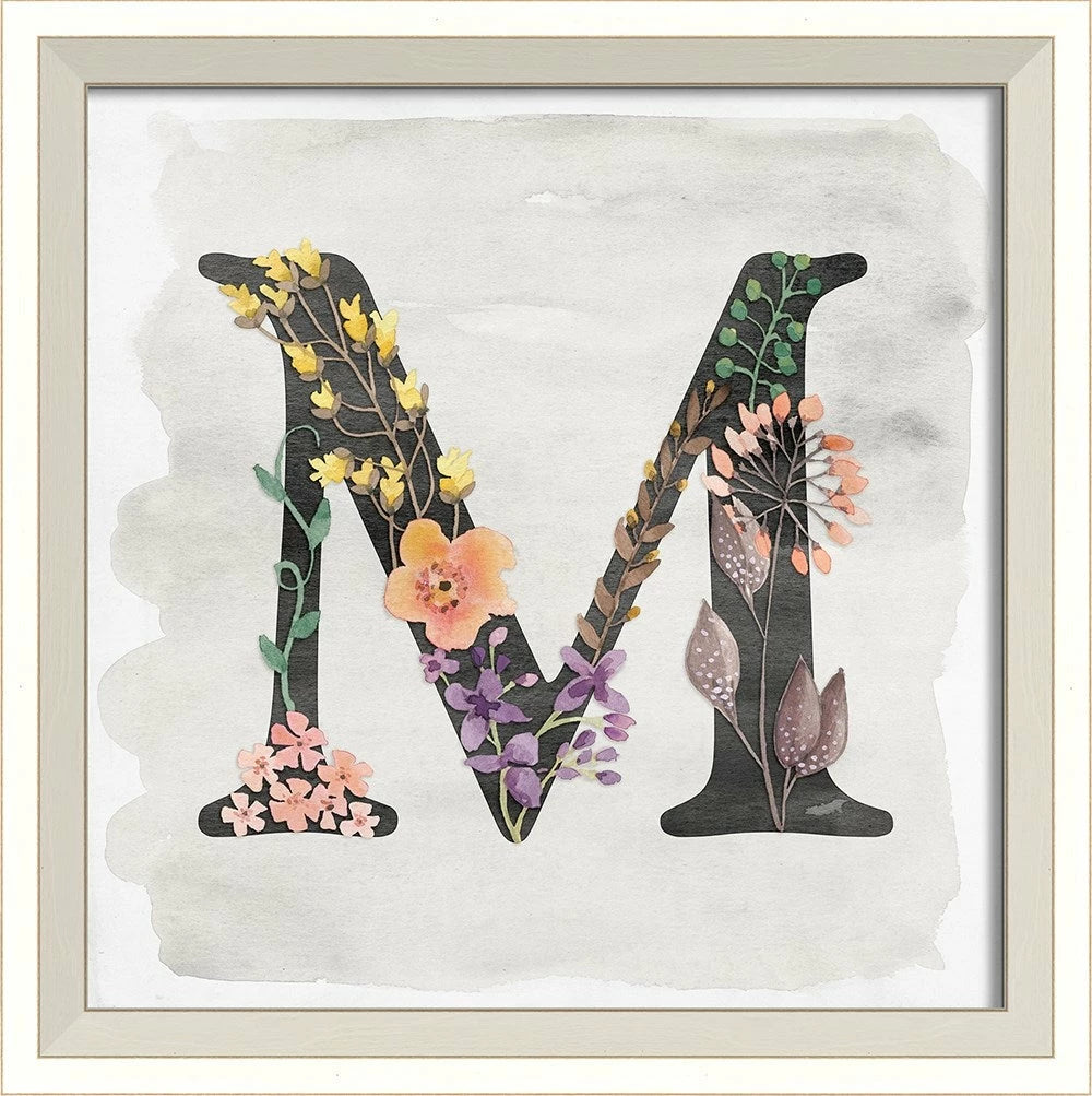 Garden Alphabet Art Series