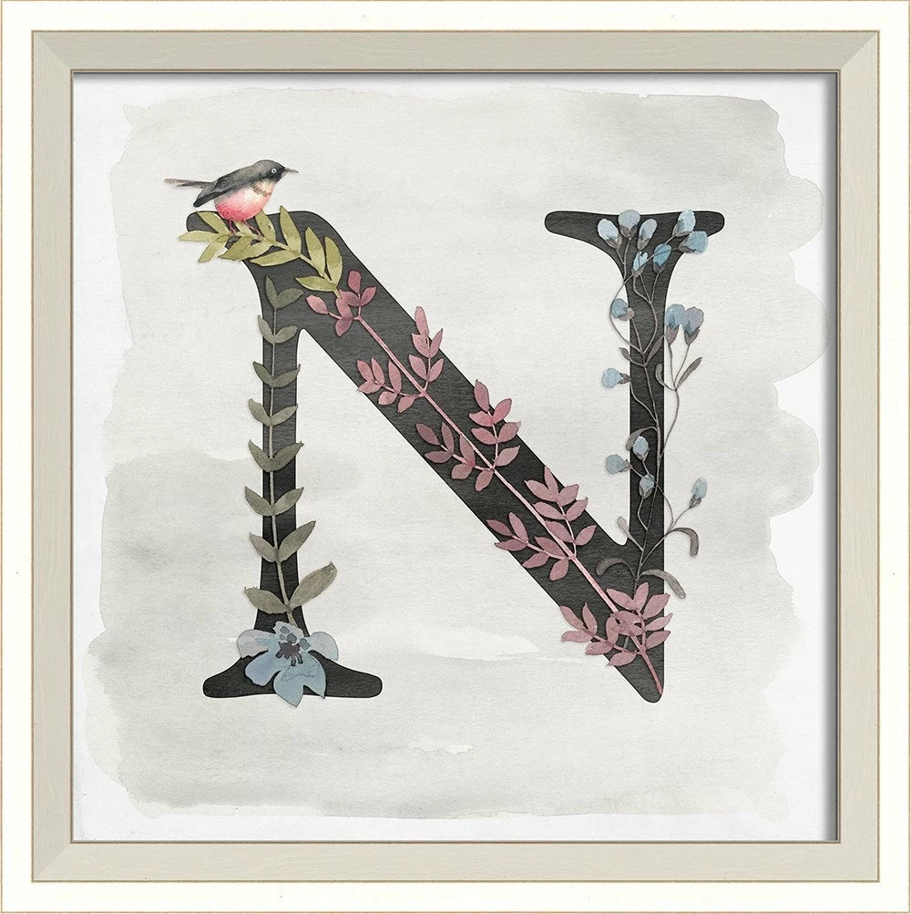 Garden Alphabet Art Series