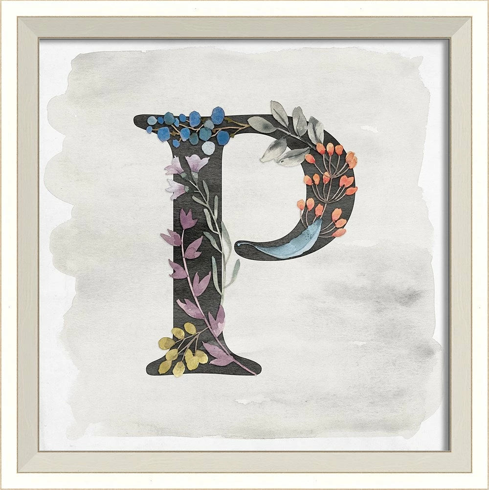 Garden Alphabet Art Series