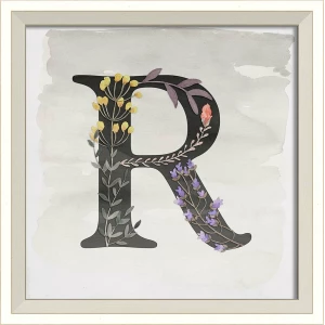 Garden Alphabet Art Series