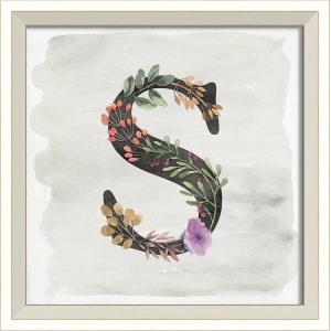 Garden Alphabet Art Series