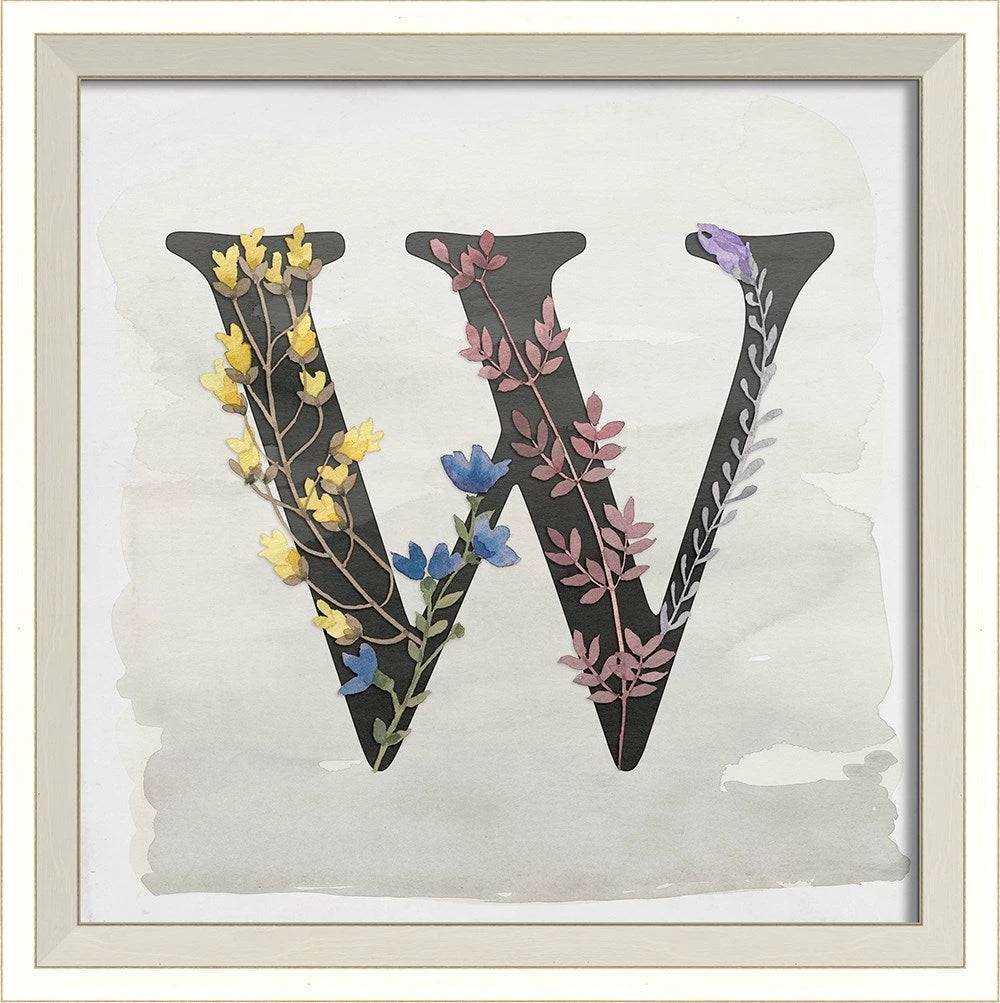 Garden Alphabet Art Series