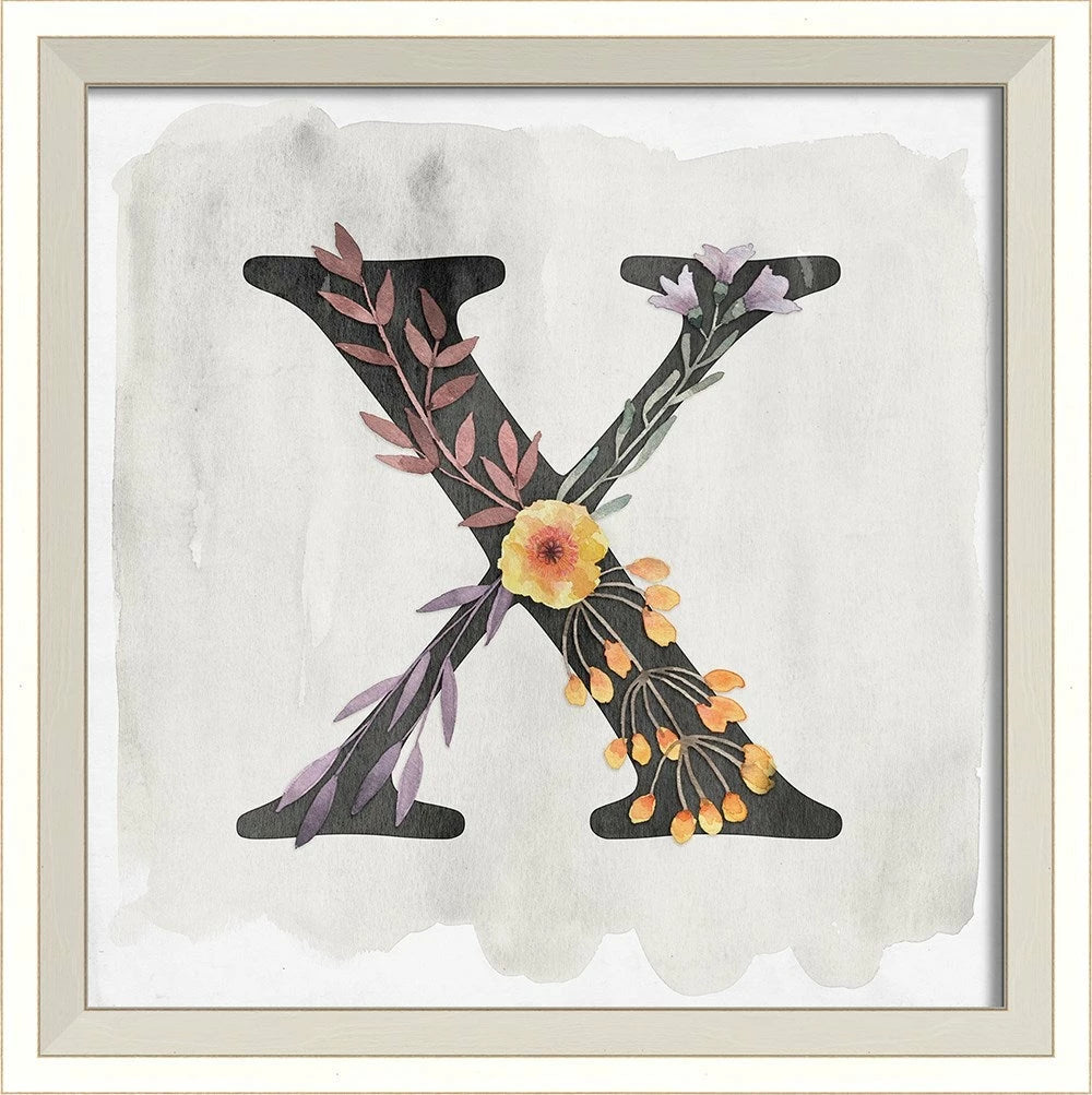 Garden Alphabet Art Series