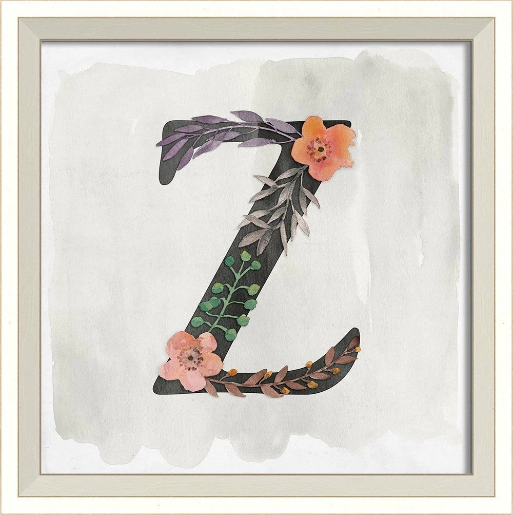 Garden Alphabet Art Series