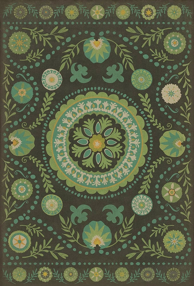 A Hedge Between Keeps Vinyl Area Rug Series - Pattern 38