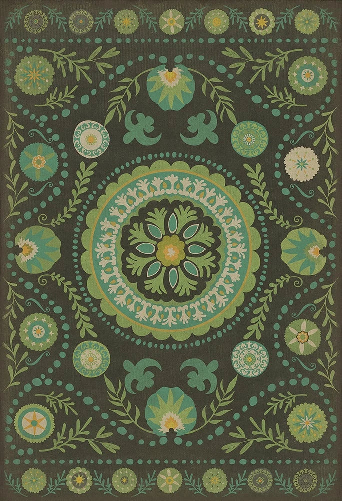 A Hedge Between Keeps Vinyl Area Rug Series - Pattern 38