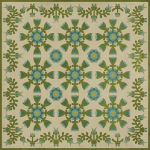 Eliza's Embroidery Vinyl-Mats-Rugs-Runners - Interior Mojo llc