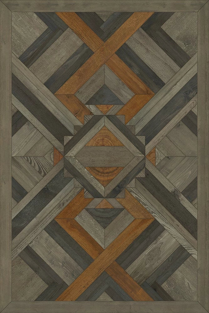 Wooded Slopes - In Great Grandeur Washable Vinyl Area Rugs