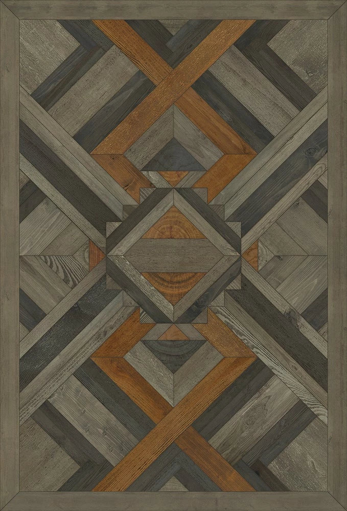 Wooded Slopes - In Great Grandeur Washable Vinyl Area Rugs