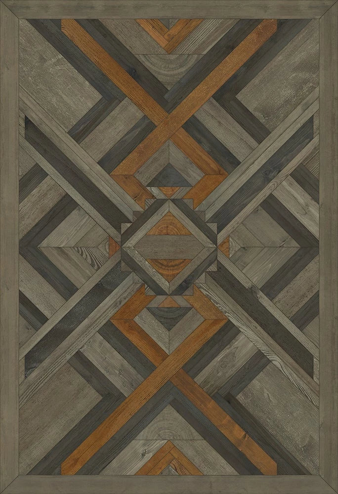 Wooded Slopes - In Great Grandeur Washable Vinyl Area Rugs