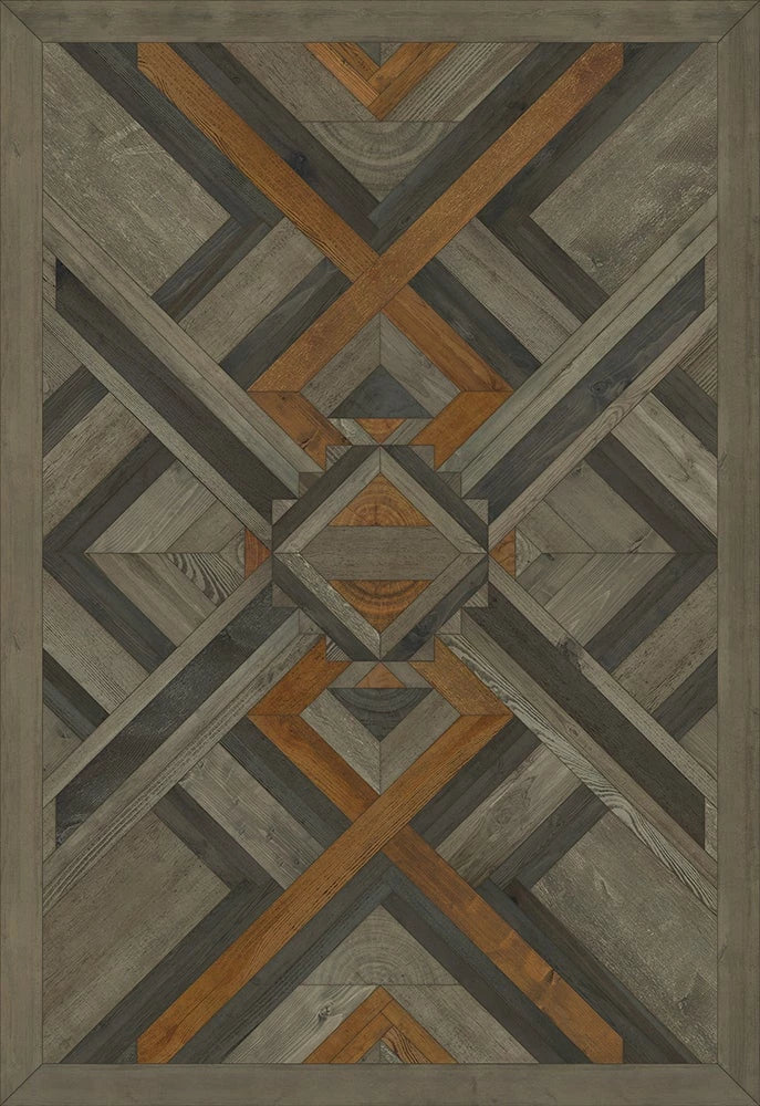 Wooded Slopes - In Great Grandeur Washable Vinyl Area Rugs