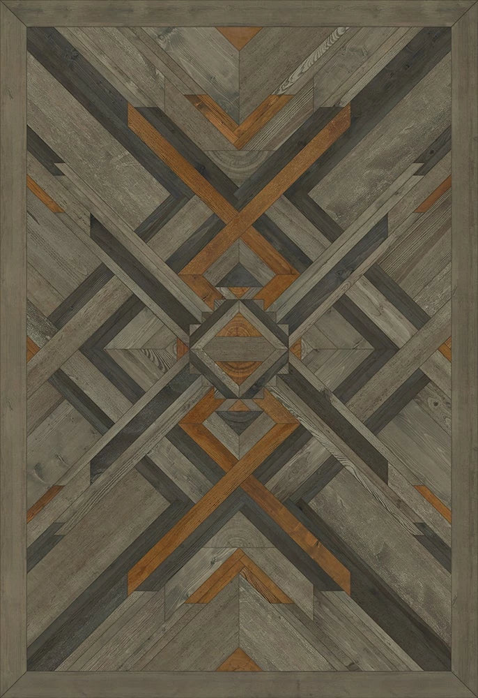 Appalachian Washable Vinyl Area Rugs - In Great Grandeur