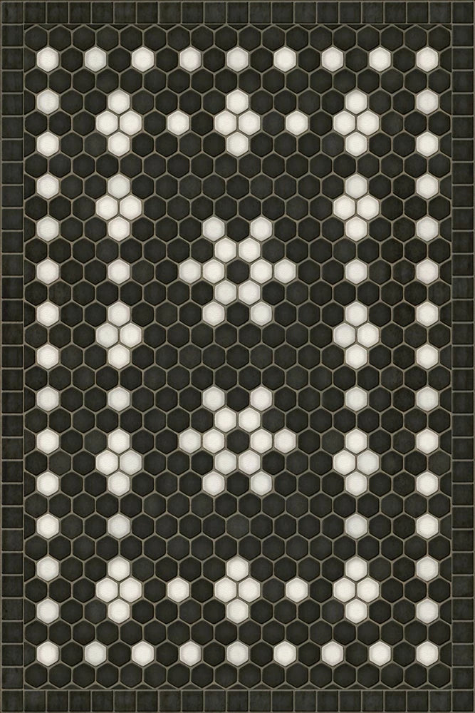 Mosaico B - Alfombra de vinilo Clemont