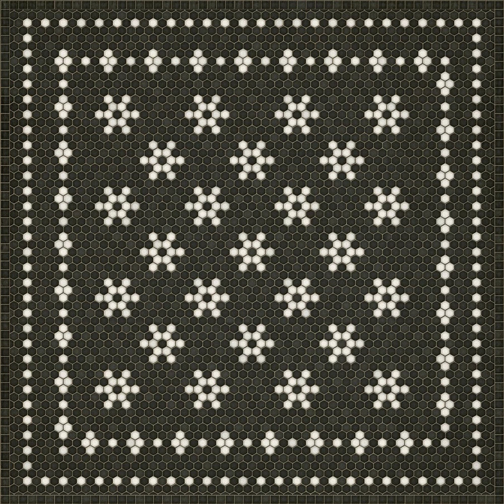 Mosaico B - Alfombra de vinilo Clemont