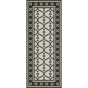 Pelham Bay Park Mosaic Washable Vinyl Area Rug | Commercial & Home Decor