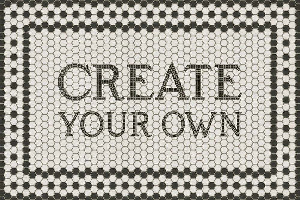 Custom Mosaic Vinyl Floor Mats, Desk Mats and Placemats