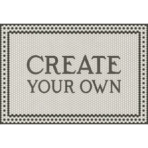 Custom Mosaic Vinyl Floor Mats, Desk Mats and Placemats