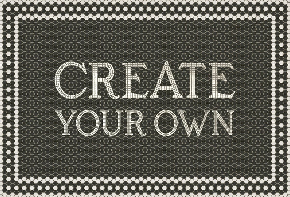 Custom Mosaic Vinyl Floor Mats, Desk Mats and Placemats