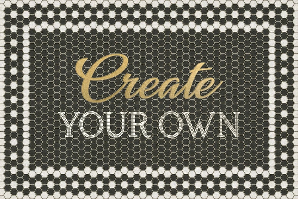 Custom Mosaic Vinyl Floor Mats, Desk Mats and Placemats