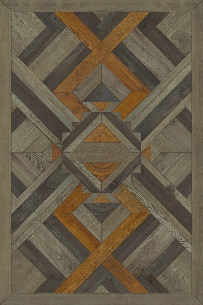 Wooded Slopes - In Great Grandeur Washable Vinyl Area Rugs