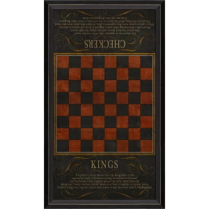 Checker Board Serving Tray