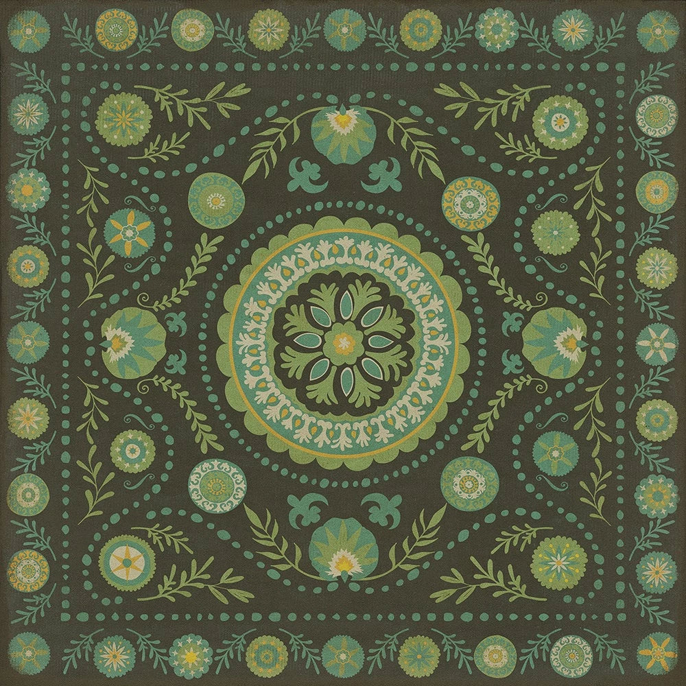A Hedge Between Keeps Vinyl Area Rug Series - Pattern 38