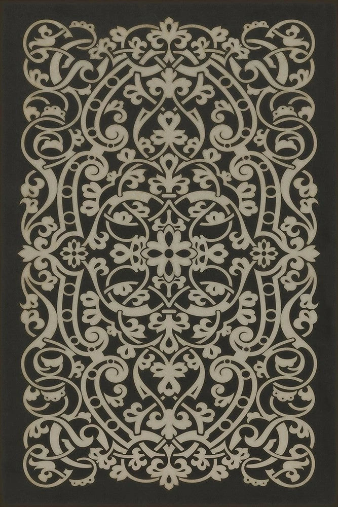 Pattern 77 Beethoven Washable Vinyl Area Rugs