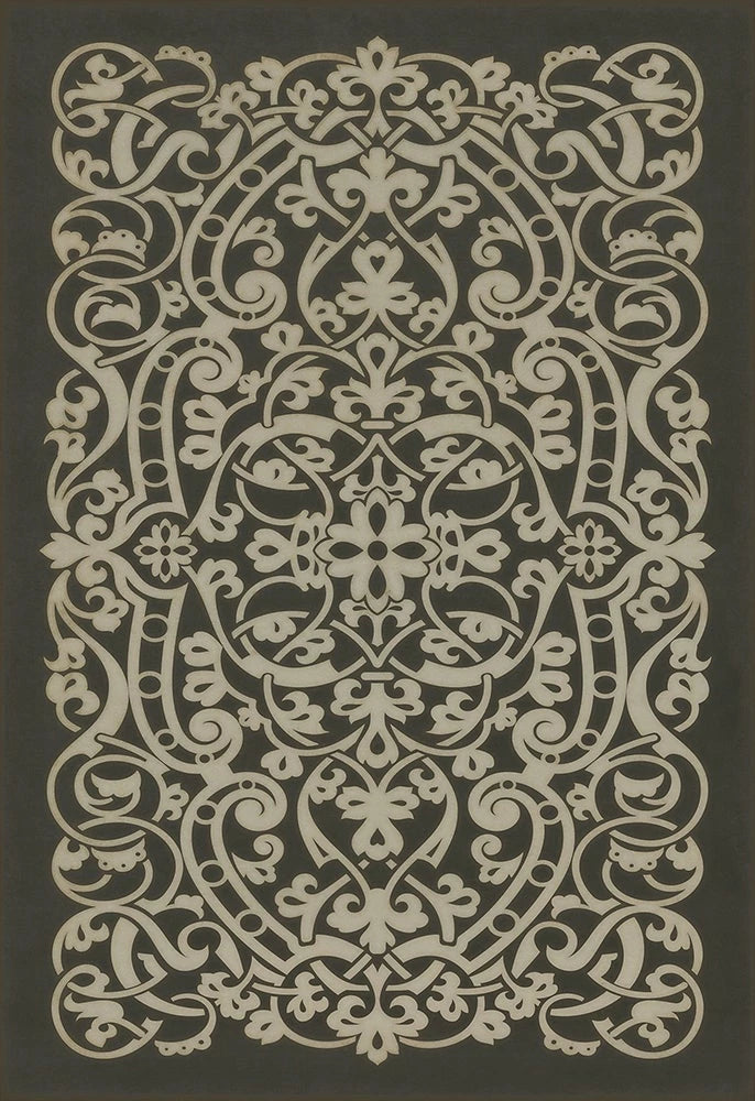Pattern 77 Beethoven Washable Vinyl Area Rugs