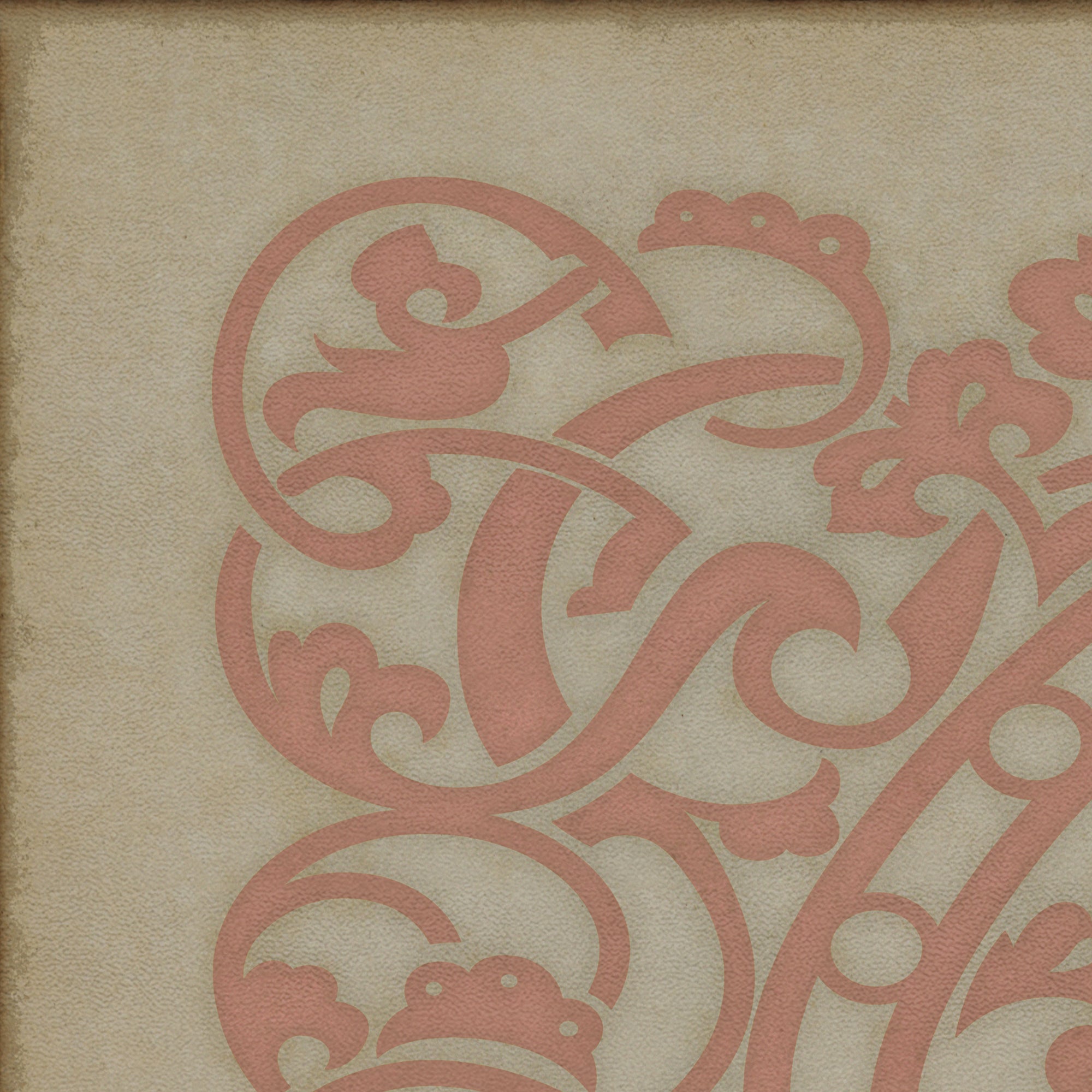 Pattern 77 Brahms Washable Vinyl Area Rugs