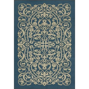 Pattern 77 "Debussy" Vinyl Mats and Rugs - Interior Mojo llc