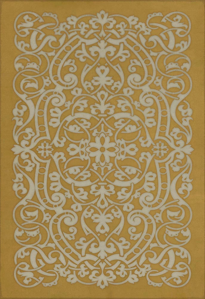 Pattern 77 "Handel" Vinyl Mats-Rugs - Interior Mojo llc