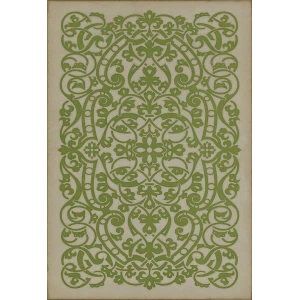 Pattern 77 "Schubert" Vinyl Mats and Rugs - Interior Mojo llc