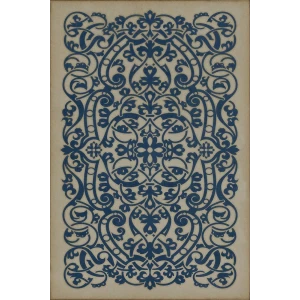 Pattern 77 "Tchaikovsky" Vinyl Mats and Rugs - Interior Mojo llc