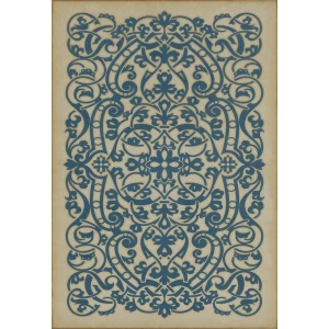 Pattern 77 "Tchaikovsky" Vinyl Mats and Rugs - Interior Mojo llc