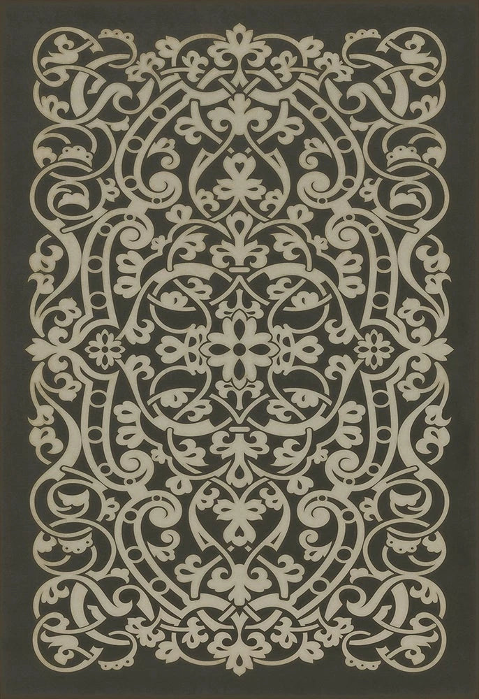 Pattern 77 Beethoven Washable Vinyl Area Rugs