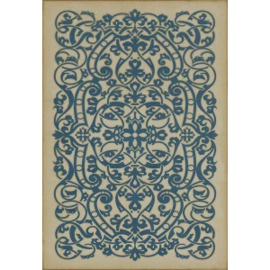 Pattern 77 "Tchaikovsky" Vinyl Mats and Rugs - Interior Mojo llc