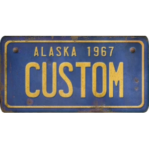 Custom Acrylic License Plate Art